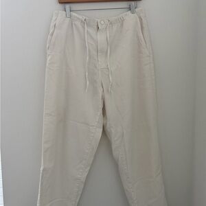 Zara Vacation Slacks Cream Medium